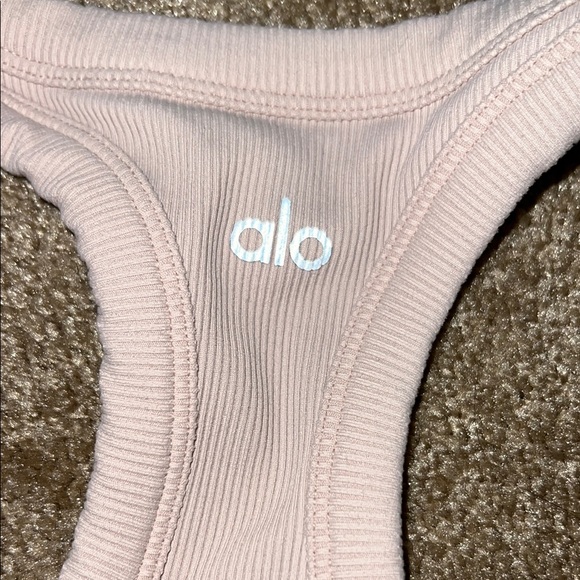 ALO Yoga Ribbed Racerback Tank - Picture 3 of 4